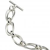 seB3081 (Double Silver link Bracelet )