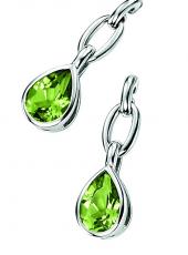 geGE664G (White Gold and Peridot Earrings)