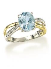 geGR266T (Diamond and Blue Topaz )