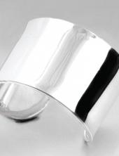 bgMB82C (Polished Sterling Silver Wide Bangle)