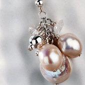 br5SN3 (Sterling Silver and Pearl Pendant Necklace)