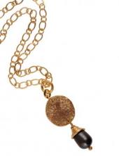 mbN164GP (Long Gold Plated Necklace with Pearl)