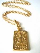 mbP312B (Long Brass Buddha Pendant)