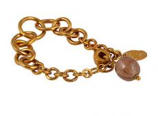 mbB258B_Purple (Brass Ring Bracelet with Brown Recycled Glass Ball)