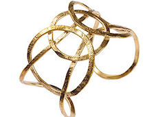 mbB374B (Art Deco Swirl Bracelet)